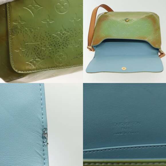 LOUIS VUITTON Monogram Vernis Thompson Street Bag Baby Blue M91009 - Picture 11 of 13